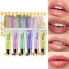 Fruit Glaze Lip Oil, 6X Lip Plumper Oil With Fruit