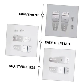 KOMBIUDA Dishwasher Side Brackets Kit Pcs Clips for Dishwasher Mounting Anchor Brackets Quick Assembly