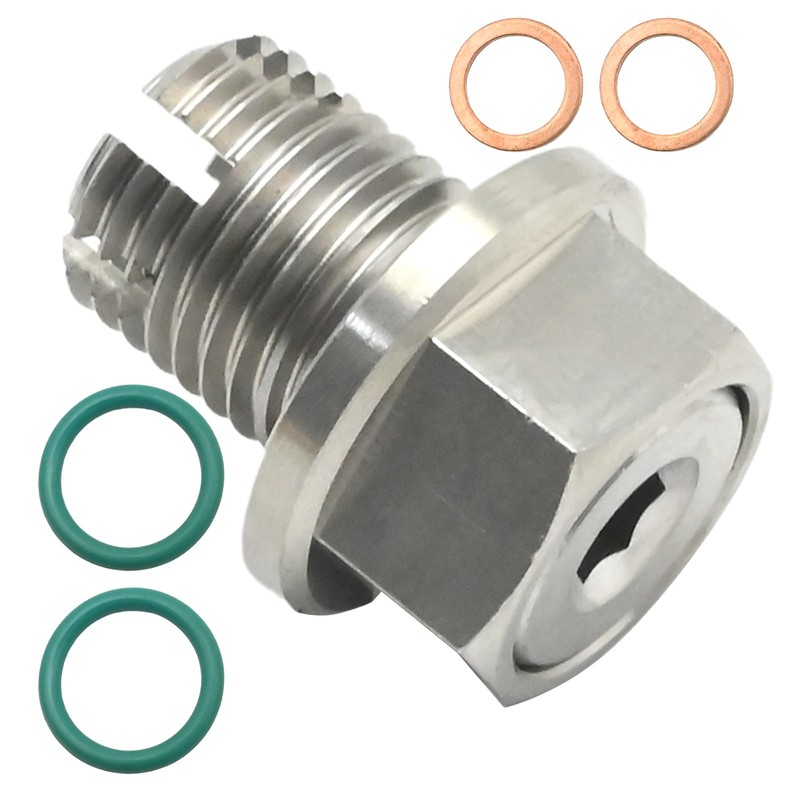 EATAKWARD Oil Drain Plug, Oversize Piggyback Drain Plug (M14.1-1.5x15mm), Stainless