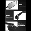 Motorcycle Rearview Mirrors,360 Degree Rotation Foldable Motorcycle Reflectors | Scooter