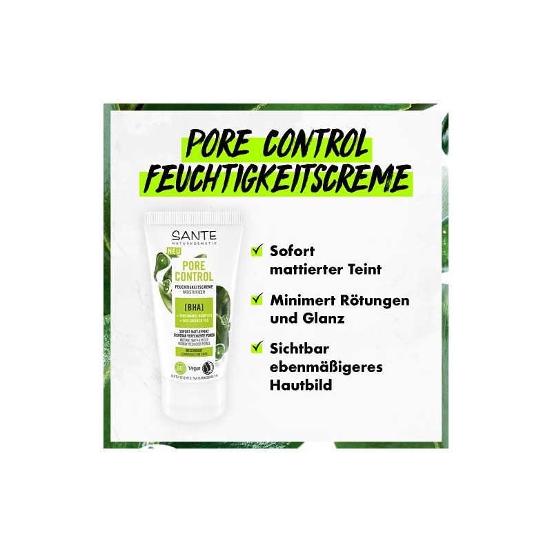 SANTE Naturkosmetik Pore Control Moisturising Cream - 50 ml -