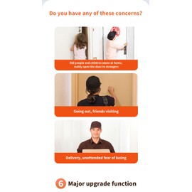 Smart Doorbell Set WiFi Two-Way Intercom Doorbell Set, Video Call Photo Recording, Cell Phone Control Doorbell, Easy to Install, Long Battery Life