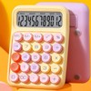 Silent Calculator Color Mechanical Key Calculator Battery Powered Electronic Calculating