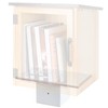 Threehoney Outdoor Little Library Mount 14x8x5.91 Inch Stable Wood Storage
