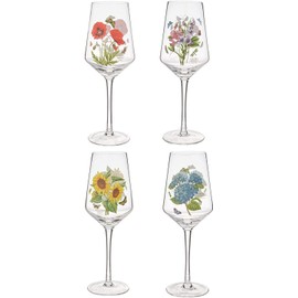 Portmeirion Botanic Garden Set of 4 Wine Glasses …