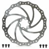 BRAKCO Mountain Bike Disc Brake Rotor 6 Bolts 203mm