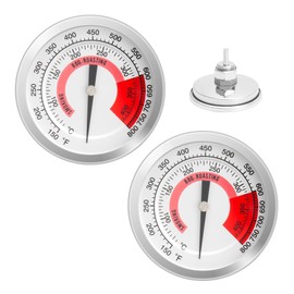 Medidor de temperatura de parrilla de repuesto para Kitchenaid 720-0745 720-0745A 720-0819 720-0733 720-0954, Nexgrill 720-0733 720-0745, Oklahoma Joe 15202029, termómetro para parrilla PrPrPrPrPrPrPr