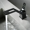 Modern Bathroom Faucet 1 Hole - Matte Black Bathroom Faucet