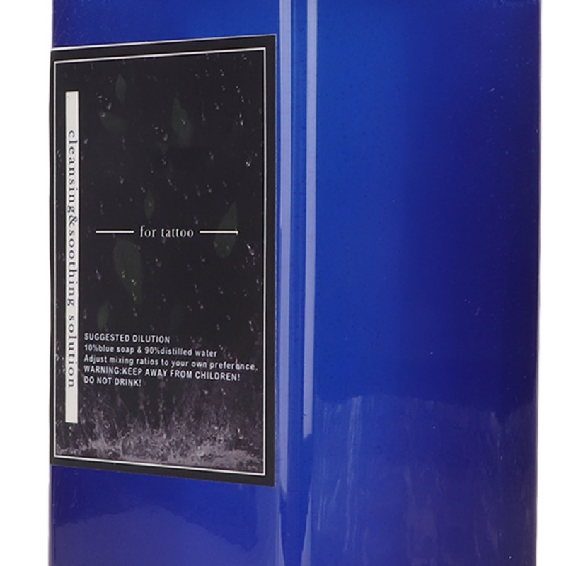 Tattoo Blue Solution Professional Gentle Refreshing Tattoo Care Cleaning Blue