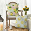 ASDCXZ Cushion Cover 40x40 cm 4pcs Set, Summer Fruit Yellow