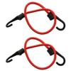 Bungee Cord ZYAMY 2pcs 24 Inch Red Bungee Cords Suspension