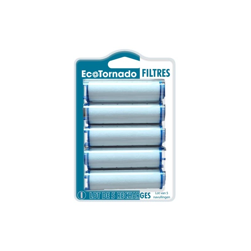 Eco Tornado 5 x Water Saving Shower Head Replacement Filter