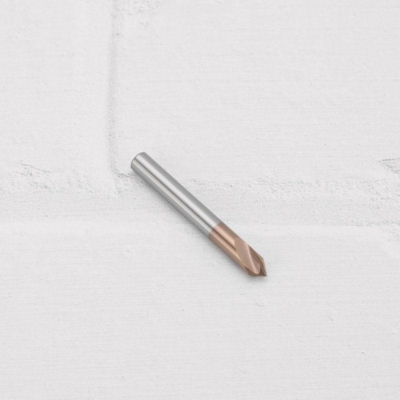 VGOL 2 Pieces 6mm Handle Beveled Cutter Drill Bit V-Groove