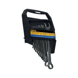 Pretul J-2011MG, Juego de 11 llaves combinadas milimétricas acabado níquel negro