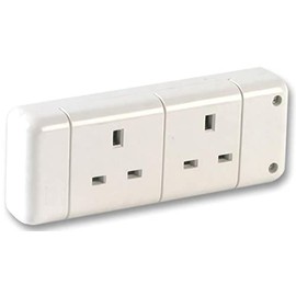 Pro Elec 2 Gang Extension Socket