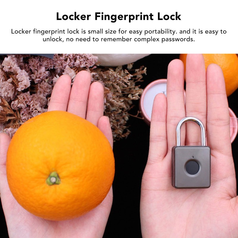 Fingerprint Lock High Accuracy Anti Theft Portable Waterproof Keyless Fingerprint