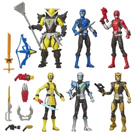 Power Rangers Beast Morphers 6 Inch Action Figure Multipack 6 Figures Included and Villain Toys with Accessories Inspired by The TV Show