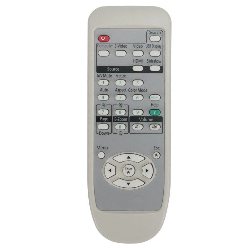 New Remote for Epson Projector EB-W6 EX70 PowerLite W6 PowerLite