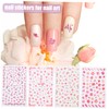 OHPHCALL DIY Nail Stickers for Women Girls 8 Sheets of