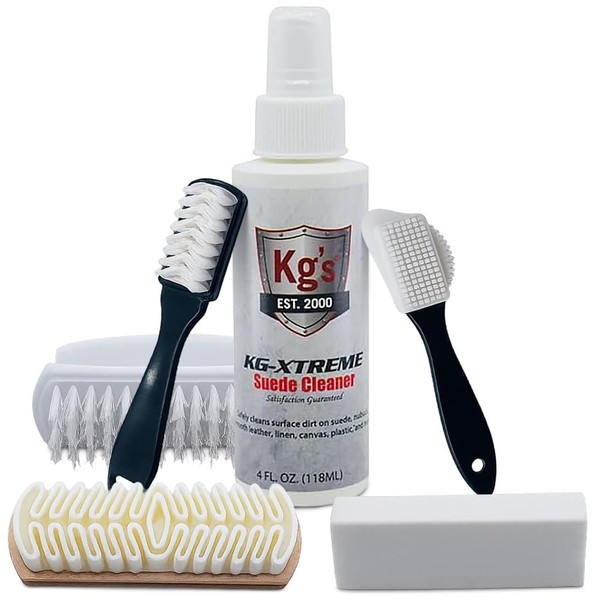 Kg's Suede Cleaning Kit – Premium, All-In-One Suede Cleaning Kit