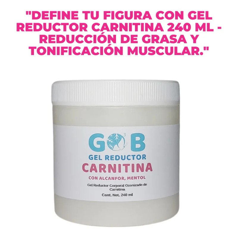 Gel Reductivo De Carnitina Ozonizado - Gob - 240 Ml