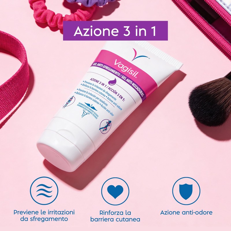 Vagisil Gel Antisfregamento, Protegge Da Irritazioni Da Sfregamento e Arrossamenti,