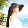 Unbranded Wide Brim Sun Hat Summer Visor Women Beach Hats