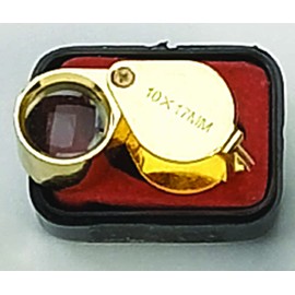 ToolUSA 10x Gold Jeweler's Loupe: MG-21510