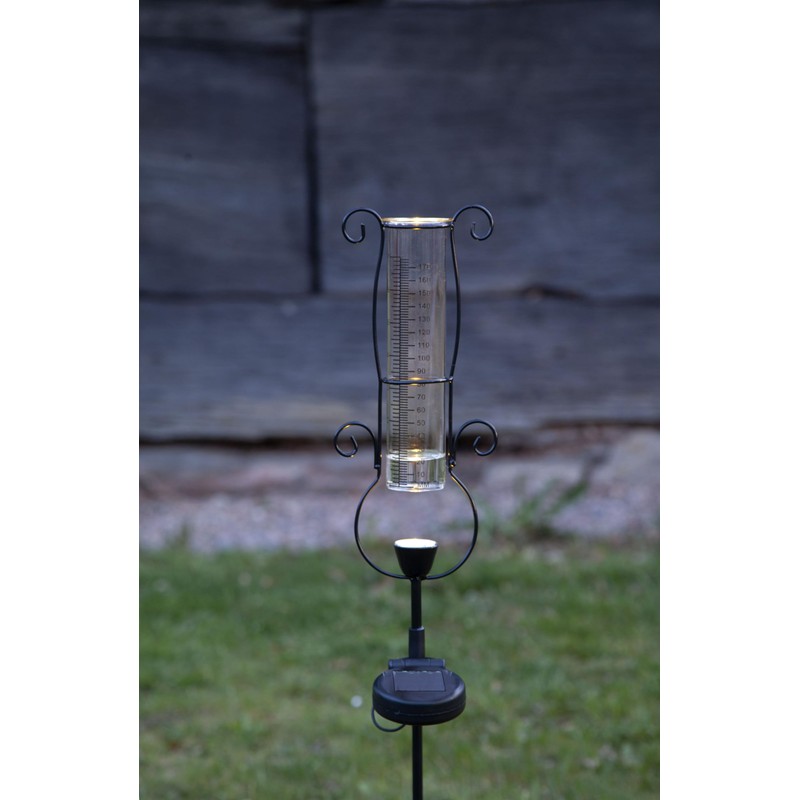 Star Pluvio LED Solar Rain Gauge 1 Warm White LED