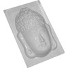 dennycraftmoulds BUDDHA HEAD Concrete Mold Garden Mould Plaque