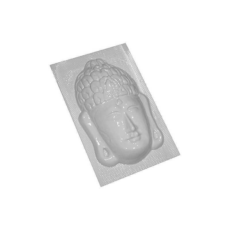 dennycraftmoulds BUDDHA HEAD Concrete Mold Garden Mould Plaque