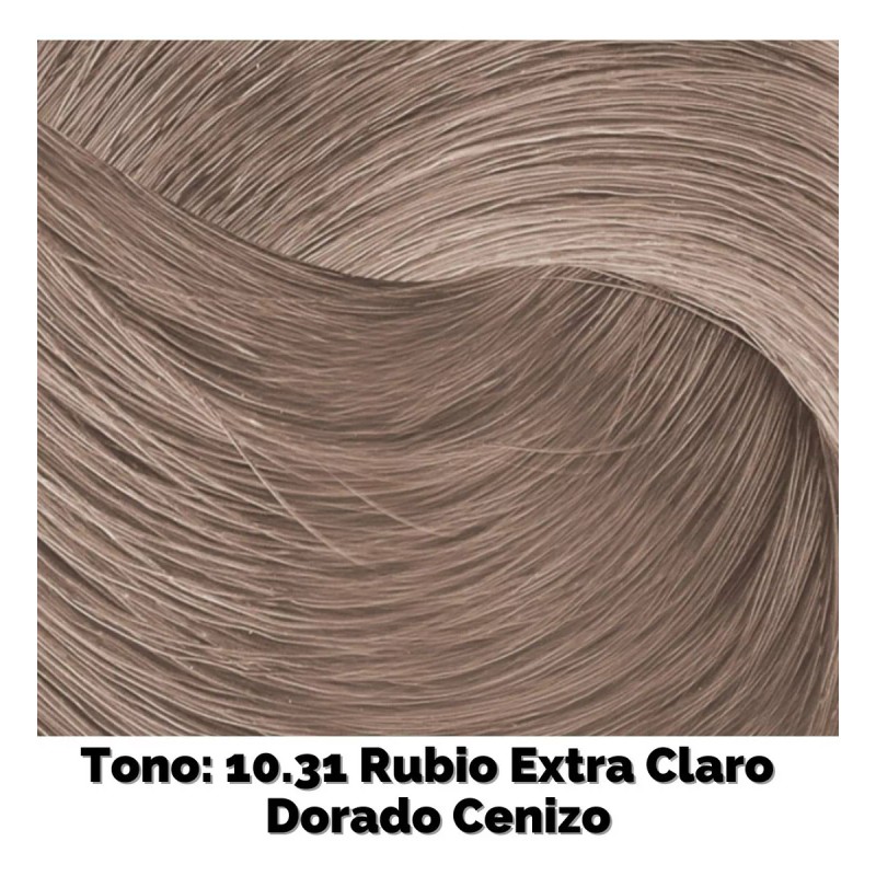 Nutrapel Color Tech Tinte 10.31 Rubio Extra Claro Dorado Cenizo