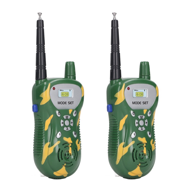 2pcs Radio Toy Clear Sound Long Range Interactive Handheld Radio
