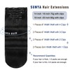 Sunya Clip in Hair Extensions Real Human Hair 7 Pcs