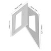45°/90° T Angle Gauge Straight Ruler 3D Mitre Degree Measuring