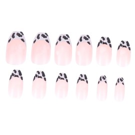Healvian 48pcs Diy Press on Nails Lovely Pattern Design Full Cover Nail Art Tips for Wedding