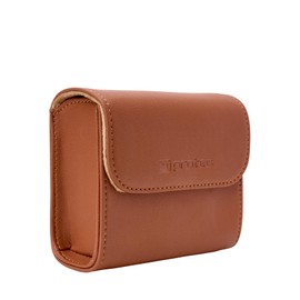 Tuba/Tenor Saxophone Mouthpiece Pouch - Leatherette, 2-Piece, Cocoa