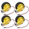 4 Sets TT Motor DC 3-6V Gearbox Motor Dual Shaft