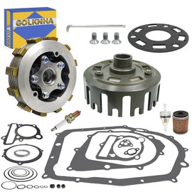 Clutch & Billet CNC Clutch Basket Complete Gasket Kit Compatible with Yamaha Warrior 350 1987-2004 Raptor 350 2004-2013 Big Bear 350 4x4 1987-1997 Big Bear 350 2x4 1996-1998 Kodiak 400 1993-1998