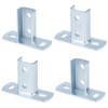 heneng 4 Pcs Shallow Strut Post Base for 13/16" Single