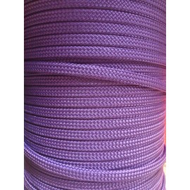 Valley 3/4" x 50 ft. Flat/Hollow braid polyester rope. High Quality. Purple. US Made