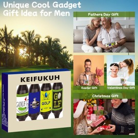 KEIFUKUH Funny Beer Bottled Shaped Golf Tees for Golfer Gifts for Men Women, Golfer Souvenir, 4 Pack