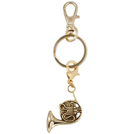 Nakano MM120KHHRG Brass Band Keychain Horn Gold