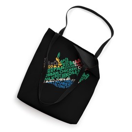 South Africa Flag Food Maps Africans Tote Bag