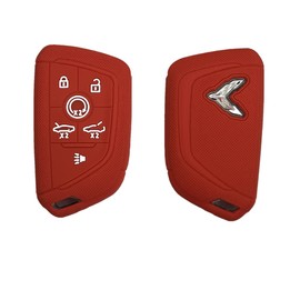 Corvette C8 Key Case - Premium Silicone Shell for Smart Remote Key Protection, 6 Buttons