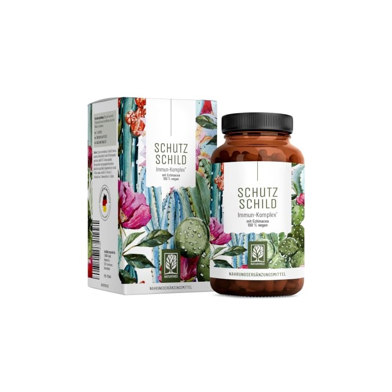 Immune System Complex, 500 mg Echinacea with Vitamin C, Zinc,
