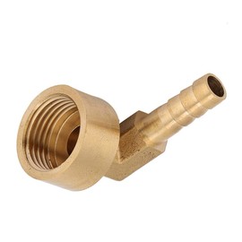 90 Degree Elbow Brass Barb Fitting Female Thread Brass Elbow Hose Barb Coupling Connector Joint Adapter Fitting G1/2 Air/Water/Fuel/Oil/Inert Gases(8mm/0.31in),other fasteners