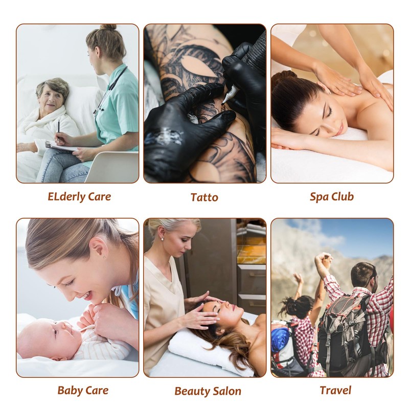 Rngwaper 30pc Disposable Fitted Massage Table Cover,Breathable Non Woven Fabric