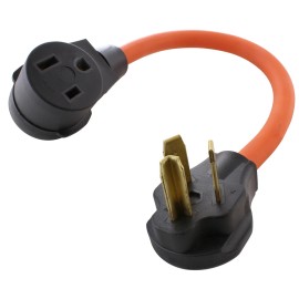 AC WORKS® Flexible Welder Adapter NEMA 10-30P to NEMA 6-50R®