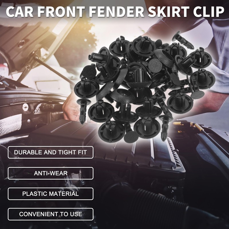 TUCKBOLD Toyota 4Runner 2010-2020 Vehicle Front Fender Skirt Clip Durable
